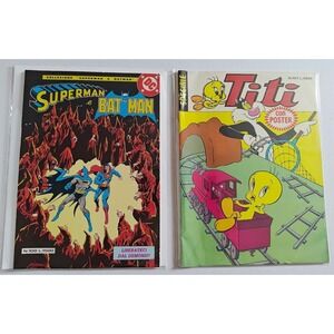 Tweety #107 + Superman & Batman #100‎ Italian Comics Titi DC 1980s Lot
